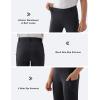 MoFiz Girls Horse Riding Pants Summer Full Seat Silicone Kids Equestrian Breeches Youth Schooling Tights Zipper Pockets(A04-dark Gray)
