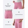 MoFiz Girls Horse Riding Pants Summer Full Seat Silicone Kids Equestrian Breeches Youth Schooling Tights Zipper Pockets(A06-pink)