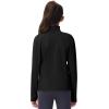 MoFiz Girls Long Sleeve Equestrian Riding Shirt Soft Thermal Half Zip Fleece Lined Jacket for Winter Horseback Riding Kids(Black)