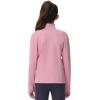 MoFiz Girls Long Sleeve Equestrian Riding Shirt Soft Thermal Half Zip Fleece Lined Jacket for Winter Horseback Riding Kids(Pink)