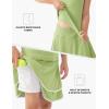 MoFiz Girls Tennis Golf Dress Outfit Sleeveless Tank Top Sets Athletic Dresses with Shorts Pockets(Light Green)