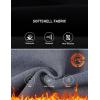 MoFiz Kids Waterproof Snow Ski Pants Kids Winter Warm Fleece Snowboard Pants Girls Elastic Waist Outdoor Hiking Pants(Zip-black 2)