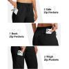 MoFiz Womens Cargo Hiking Pants Water Resistant Lightweight Quick Dry Travel Outdoor Work Trip Pants with Zipper Pockets(Black)