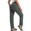 MoFiz Women’s Hiking Cargo Pants Lightweight Quick Dry UPF 50 Water Resistant Fishing Camping Travel Pant with 5 Pockets(Army Green)