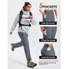 MoFiz Women’s Hiking Cargo Pants Lightweight Quick Dry UPF 50 Water Resistant Fishing Camping Travel Pant with 5 Pockets(Dark Gray)