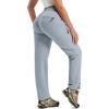 MoFiz Women’s Hiking Cargo Pants Lightweight Quick Dry UPF 50 Water Resistant Fishing Camping Travel Pant with 5 Pockets(Gray)
