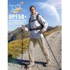 MoFiz Women’s Hiking Cargo Pants Lightweight Quick Dry UPF 50 Water Resistant Fishing Camping Travel Pant with 5 Pockets(Khaki)