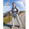 MoFiz Women’s Hiking Cargo Pants Lightweight Quick Dry UPF 50 Water Resistant Fishing Camping Travel Pant with 5 Pockets(Light Gray)