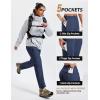 MoFiz Women’s Hiking Cargo Pants Lightweight Quick Dry UPF 50 Water Resistant Fishing Camping Travel Pant with 5 Pockets(Navy)