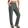 MoFiz Women’s Hiking Cargo Pants Lightweight Quick Dry UPF 50 Water Resistant Fishing Camping Travel Pant with 5 Pockets(Army Green)