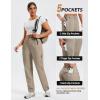 MoFiz Women’s Hiking Cargo Pants Lightweight Quick Dry UPF 50 Water Resistant Fishing Camping Travel Pant with 5 Pockets(Dark Khaki)