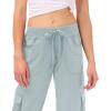 MoFiz Womens Capris with Pockets Loose Fit Casual Capri Pants Dressy Lightweight Ladies Baggy Cargo Pants for Hiking(Light Gray)