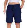 MoFiz Women’s Plus Size Hiking Cargo Shorts Quick Dry Golf Active Shorts Lightweight Summer Shorts with Pockets(Navy)