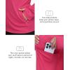 MoFiz Womens Plus Size Sun Protection Jackets Full Zip Lightweight Workout Hiking Athletic Running Hoodies with Thumb Hole(Hot Pink)