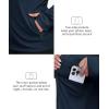 MoFiz Womens Plus Size Sun Protection Jackets Full Zip Lightweight Workout Hiking Athletic Running Hoodies with Thumb Hole(Navy)
