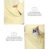 MoFiz Womens Plus Size Sun Protection Jackets Full Zip Lightweight Workout Hiking Athletic Running Hoodies with Thumb Hole(Yellow)