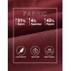 MoFiz Women’s Cargo Capris Hiking Pants Lightweight Quick Dry Outdoor Athletic Travel Casual Loose Comfy Cute Zipper Pockets(C10-wine Red Khaki)