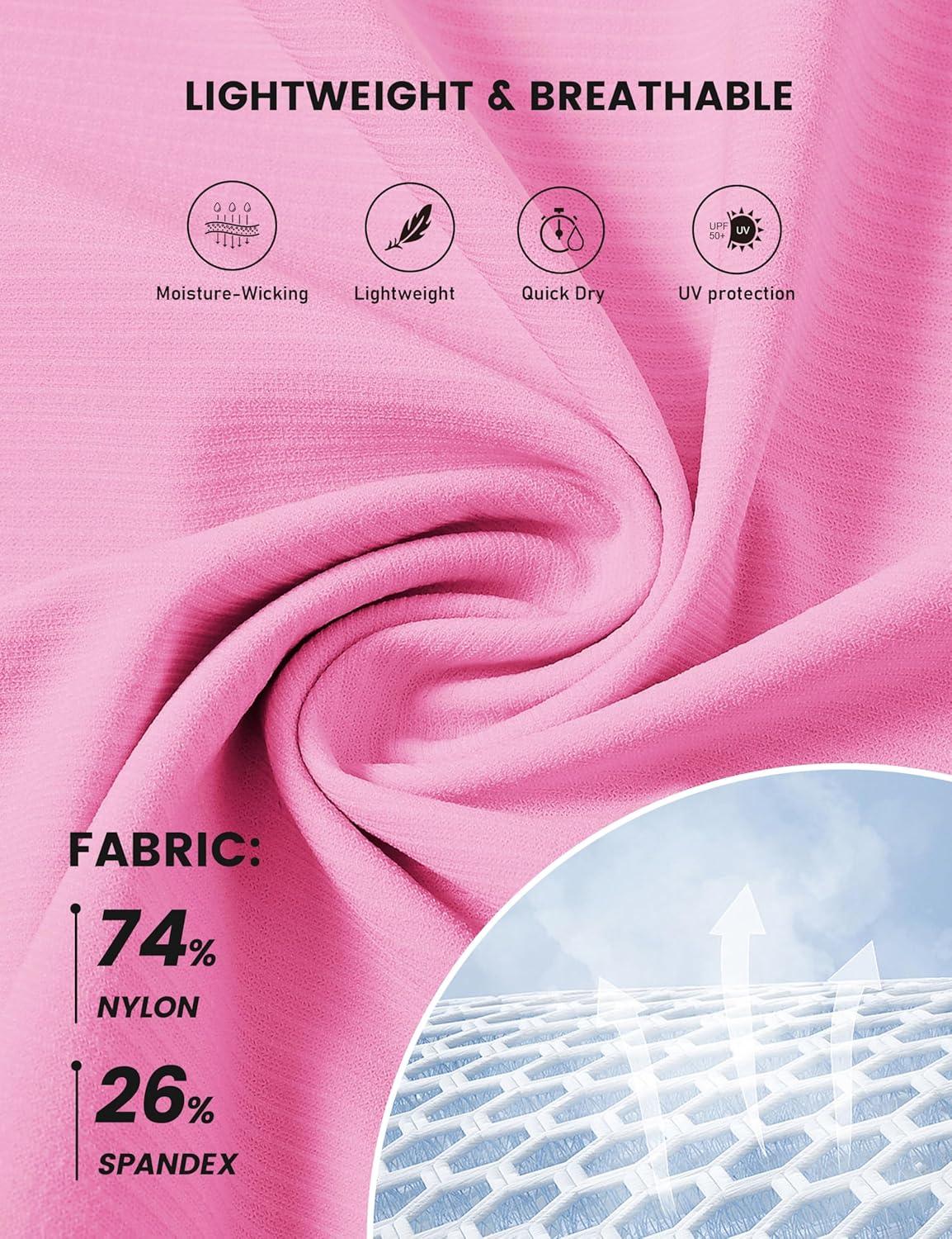 image:imageMoFiz Womens Golf Shirts Sleeveless Tennis Tank Tops Racerback Polo V Neck Collared Quick Dry Athletic TanksPink 02 M