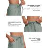 MoFiz Capri Pants for Women Lightweight Ice Cool Capris for Women Casual Summer Trip Loose Shorts with Zipper Pockets(A02-gray Green)