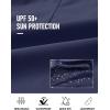MoFiz Capri Pants for Women Lightweight Ice Cool Capris for Women Casual Summer Trip Loose Shorts with Zipper Pockets(A04-navy Blue)