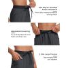 MoFiz Capri Pants for Women Lightweight Ice Cool Capris for Women Casual Summer Trip Loose Shorts with Zipper Pockets(A05-dark Gray)