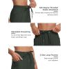 MoFiz Capri Pants for Women Lightweight Ice Cool Capris for Women Casual Summer Trip Loose Shorts with Zipper Pockets(A08-army Green)
