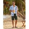 MoFiz Men’s Swim Trunks 9″ Quick Dry Mens Broad Beach Shorts Stretch Mens Swim Shorts(Camo Green)