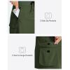 MoFiz Women 18″ Hiking Cargo Skort with Pockets High Waisted Athletic Casual Summer Quick Dry Golf Tennis Skirts(Army Green)