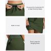 MoFiz Women 18″ Hiking Cargo Skort with Pockets High Waisted Athletic Casual Summer Quick Dry Golf Tennis Skirts(Army Green)