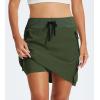 MoFiz Women 18″ Hiking Cargo Skort with Pockets High Waisted Athletic Casual Summer Quick Dry Golf Tennis Skirts(Army Green)