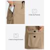 MoFiz Women 18″ Hiking Cargo Skort with Pockets High Waisted Athletic Casual Summer Quick Dry Golf Tennis Skirts(Khaki)