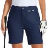 MoFiz Women’s 7″ Golf Shorts UPF 50+ Water-Resistant Hiking Shorts Lightweight Outdoor Stretchy Athletic Shorts(Navy Blue)