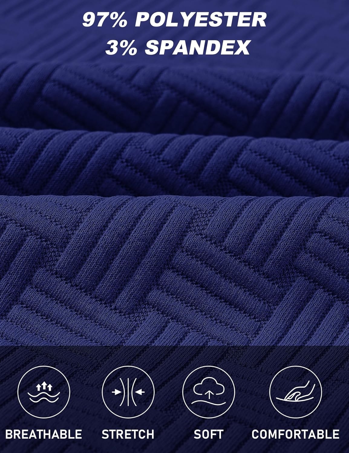 image:imageMoFiz Mens Sweat Suits Set Tracksuit 2 Piece Outfits Short Sleeve Casual Sweatshirt amp Loose Jogging ShortsDeep Blue